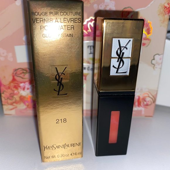 Yves Saint Laurent Pop Water Glossy Stain 218 Orange Mist - Picture 1 of 1